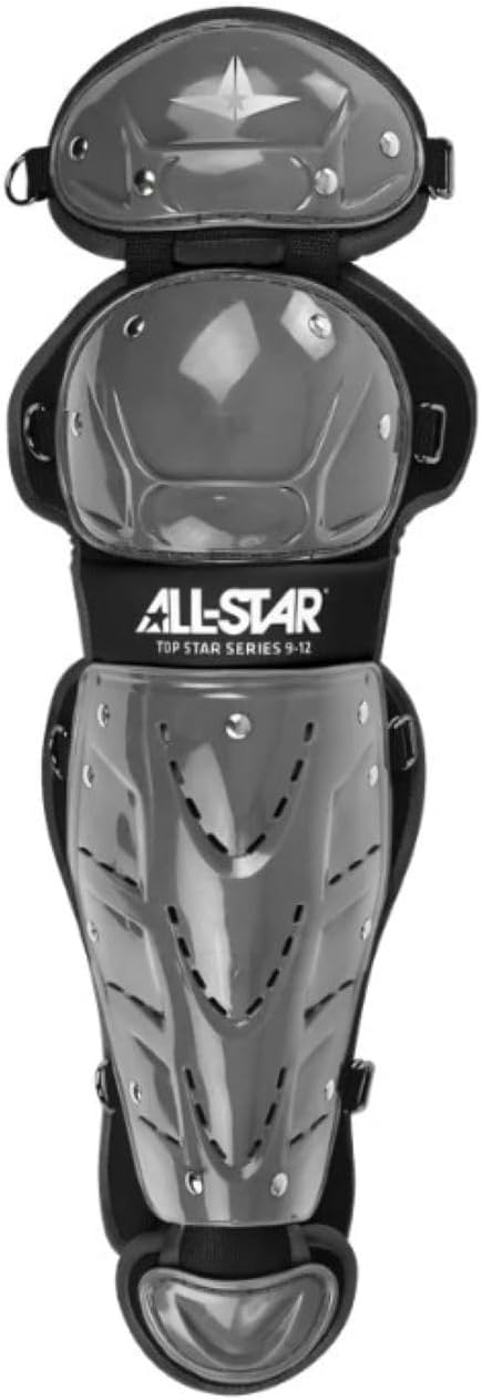 Load image into Gallery viewer, New All-Star Top Star Series Baseball Catcher&#39;s Set Ages 12-16 - Grey
