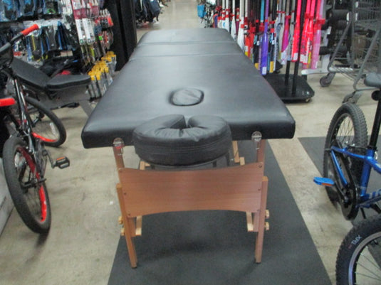 Used Black Folding Massage Table