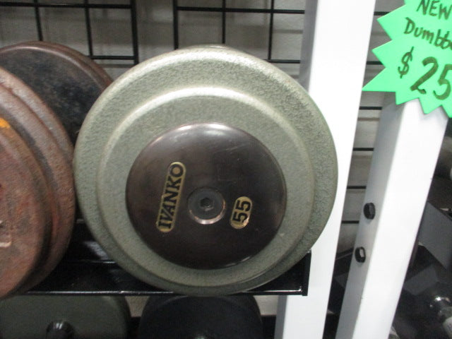 Load image into Gallery viewer, Used Ivanko 55lb Fixed Dumbbell
