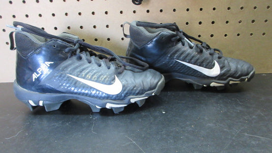 Used Nike Alpha Menace Shark Men Football Cleats - Size Youth 2