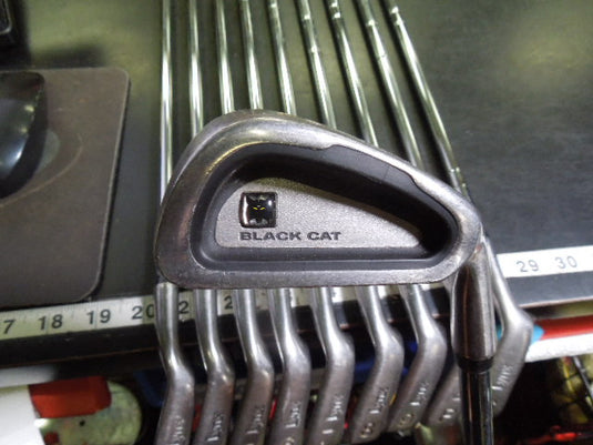 Used Lynx Black Cat 10 pc Right Hand Iron Set 2-9i, Pw and Sw
