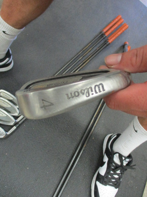 Load image into Gallery viewer, Used Wilson Pro Staff AD Oversized Iron Set 3 - 9 PW Misssing 7 Iron - LH
