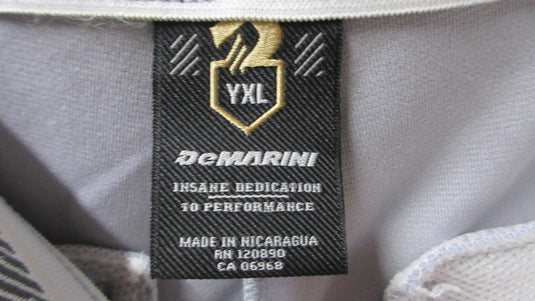 Used DEMARINI Grey Baseball Pants Size YOUTH XL Knicker