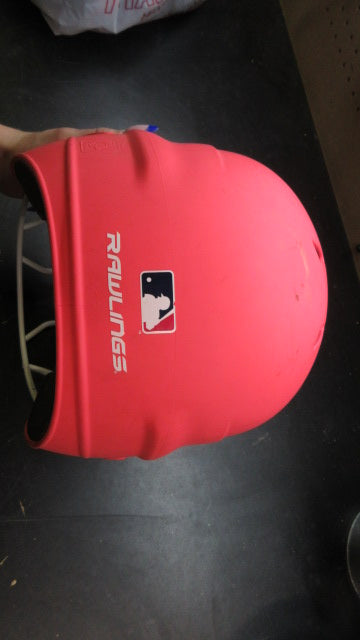 Used Rawlings Coolflo Softball Batting Helmet with Face Guard - Size 6 1/2-7 1/2