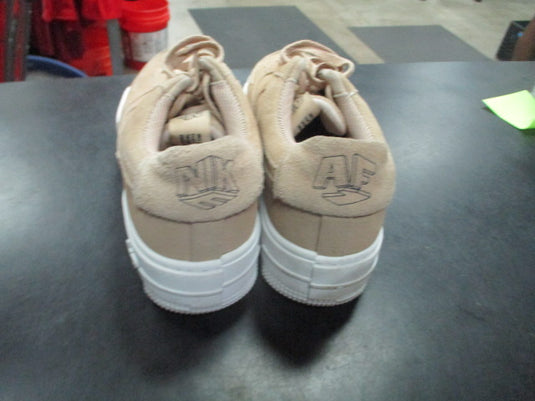 Used Nike Air Force 1 Pixel Particle Shoes Womens Size 10 Sand Brown