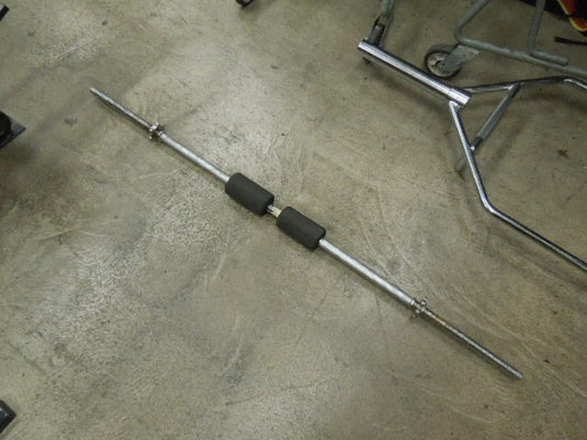 Used Standard Straight Bar with Squat Comfort Padding