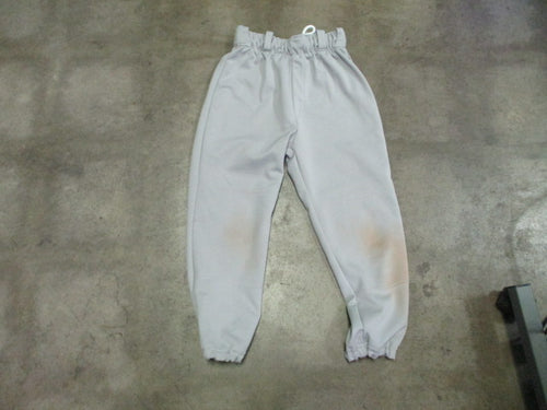 Used Champro Grey Baseball Pants Size Youth Medium
