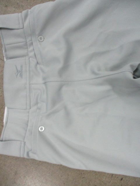Load image into Gallery viewer, Mizuno Performance Gray Baseball Pants Sz Small - Green Piping
