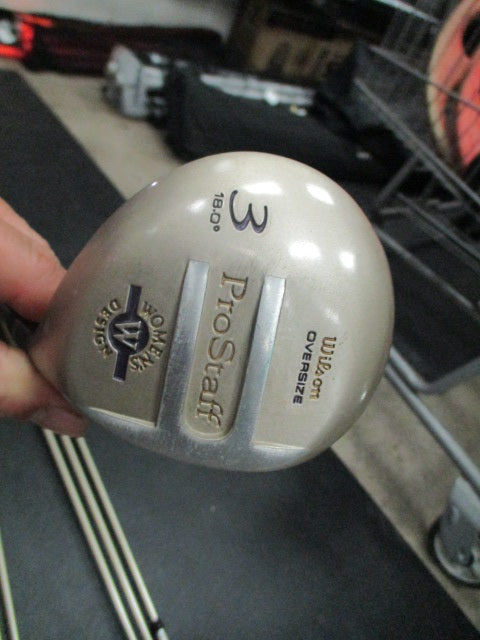 Used Wilson Pro Staff Oversized Iron Set 4-PW, Sand, 3,5,7,1 Wood- RH