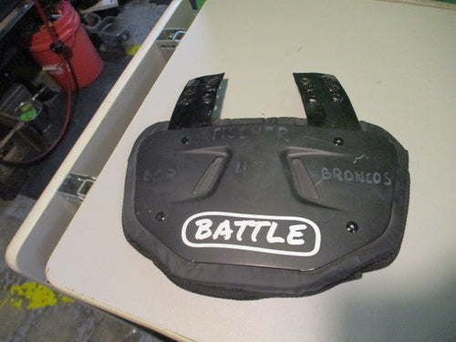 Used Battle Adult Football Backplate