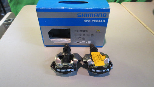 Used Shimano SPD Pedals PD-M520 One Size