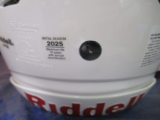 New 2025 Riddell Varsity SpeedFlex Football Helmet White Size Small