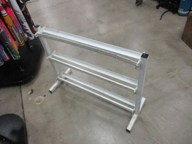 Load image into Gallery viewer, Used White 32&quot; DUMBELL RACK
