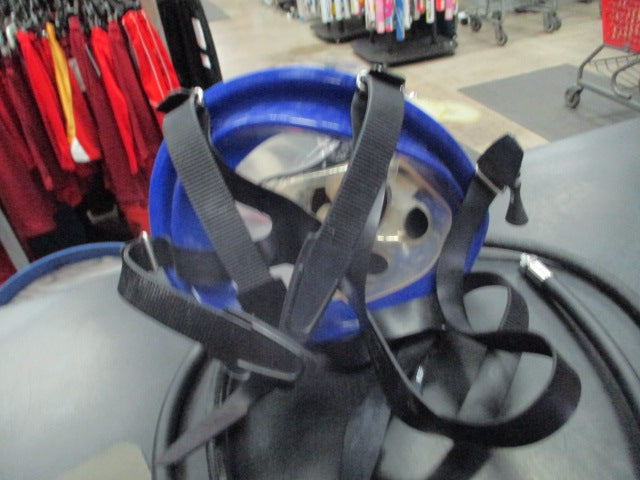Load image into Gallery viewer, Used Ocean Reef G. Divers IDM Mask in Cobalt with Bag and Extra HP Cables
