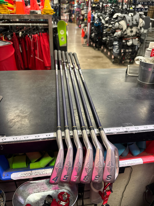 Used Top Flite Tour Diamond Ladies 6pc Right Hand Iron Set 4-9i no 6 and Sw