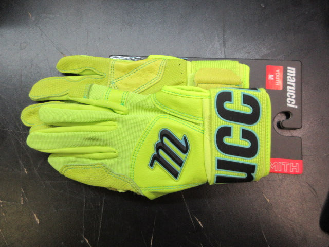 Load image into Gallery viewer, New Marucci Blacksmith V2 Batting Gloves - Youth Large - Neon Yellow
