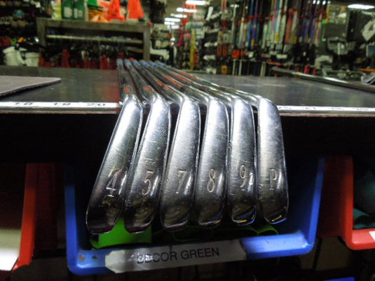 Used Mizuno MP-60 Cut Muscle 6pc Right Hand Blade Irons 4-9 + PW No 6 Iron
