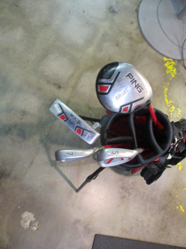 Used Ping Moxie Right Hand JR GOLF SET 5 Piece Includes Putter