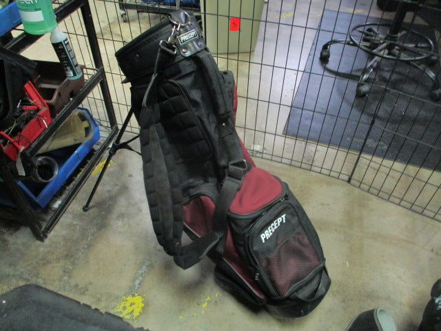 Load image into Gallery viewer, Used Precept Convertible Golf Bag in Maroon
