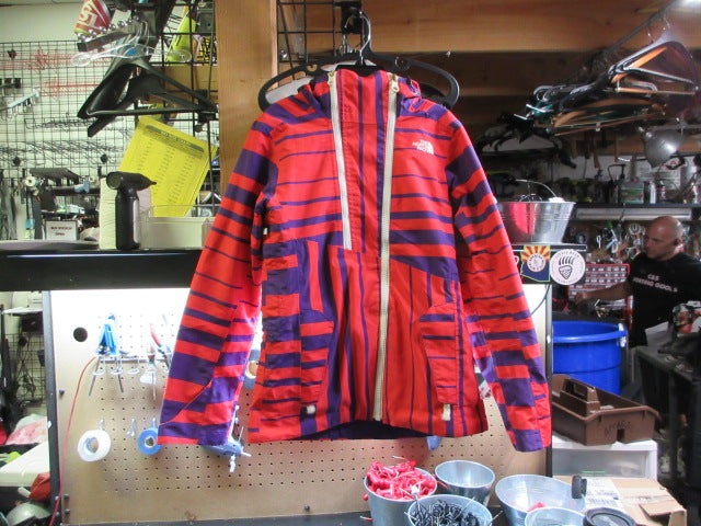 Load image into Gallery viewer, Used The North Face Cryptic RARE Striped Womens Ski Snowboard Jacket - Size XS
