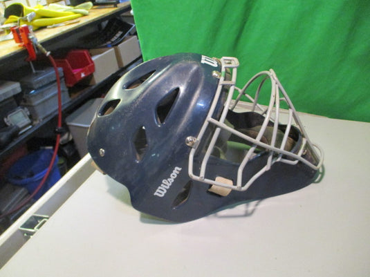 Used Wilson Youth Small/Medium Baseball Catchers Helmet