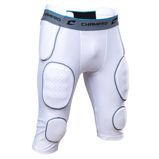 New Champro Formation 7 Pad Compression Girdle White - Youth Medium