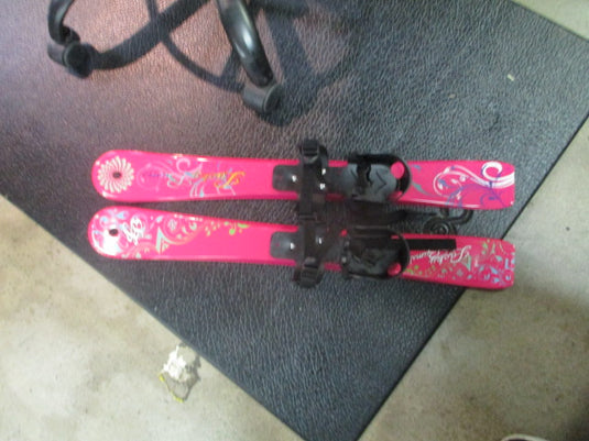 Used Lucky Bums Toddler Girls Youth Beginner Snow Skis 27