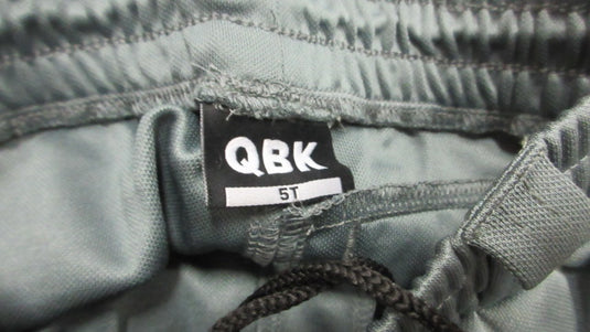 Like New QBK 5T Gray Youth Elastic Bottom Baseball Pants