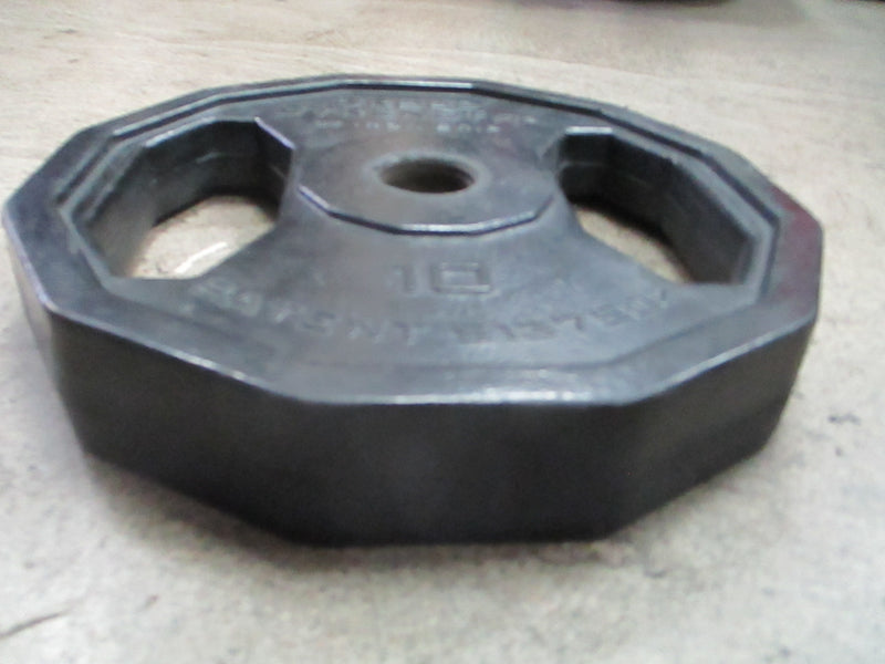 Load image into Gallery viewer, Used Group Strength Rubber Hex 10LB Standard Weight Plate
