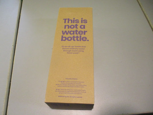 Air Up Water Bottle Gen 2 Charcoal 20.3oz 600ml with Flavor Pod Variety Pack