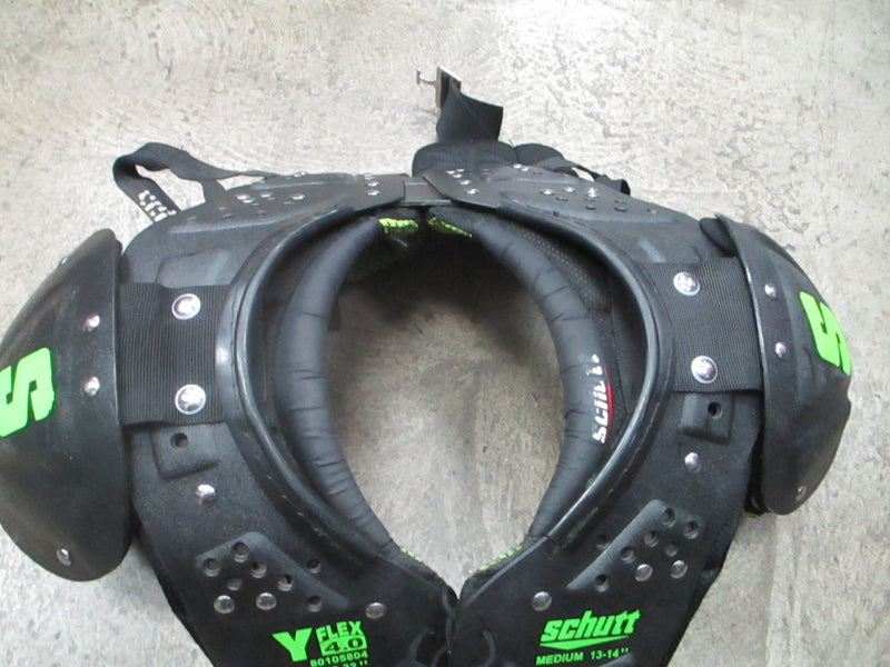 Load image into Gallery viewer, Used Schutt Y Flex 4.0 Youth Medium 13-14" Football Shoulder Pads
