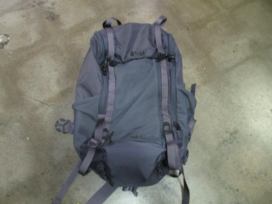 Used REI Trail 40 Backpack Features Waist Support for Long Distance Carry