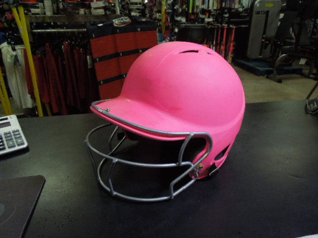 Load image into Gallery viewer, Used Champro Hot Pink Softball Helmet and Mask Size 6 - 6 1/2
