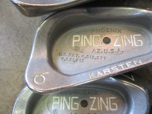 Load image into Gallery viewer, Used Ping Zing Black Dot Iron Set 3-9 Sand Wedge (Need Re-Grip)
