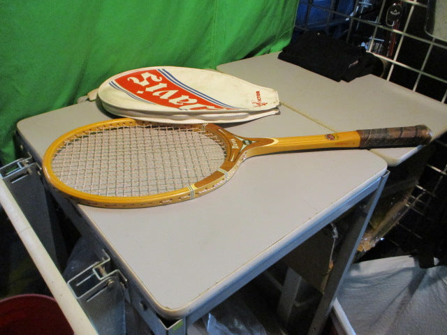 Load image into Gallery viewer, Used Davis Tad Hi-Point 26" Wood Tennis Racquet
