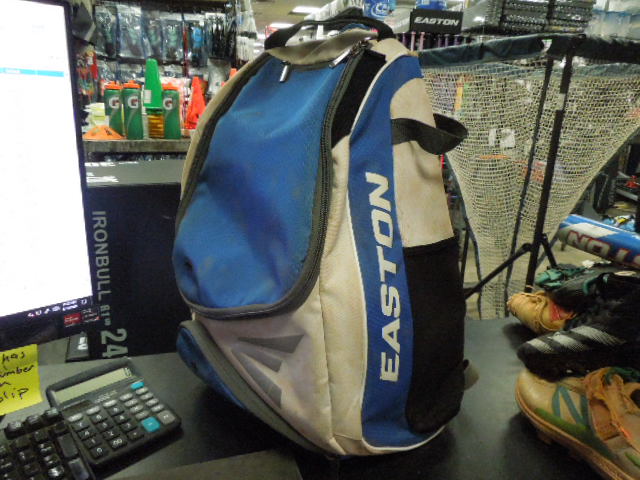 Load image into Gallery viewer, Used Easton Elite Baseball Backpack in Blue With Glove Pocket
