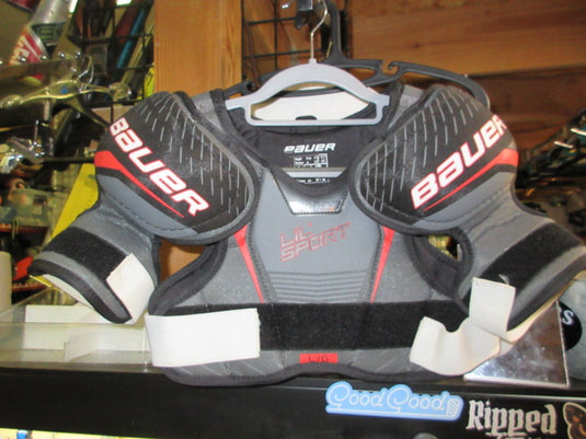 Used Bauer Lil' Sport Hockey Shoulder Pads - Size JR Large
