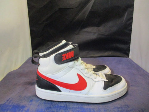 Used Nike Court Borough Basketball Shoes Youth Size 4 - some wear