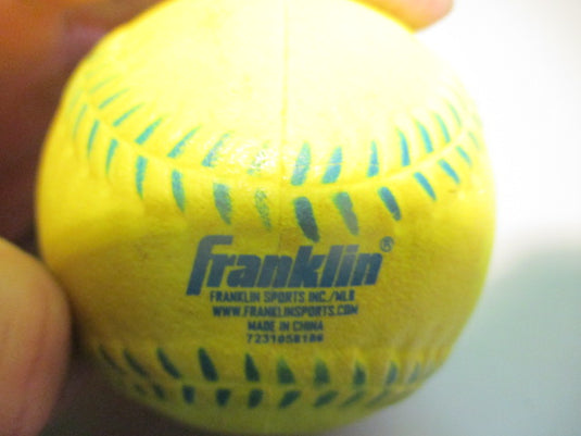 Used Franklin Sports Pro Brite Neon Rubber Teeball Ball