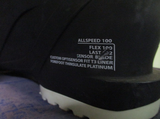 Used Rossignol All Speed 100 Downhill Ski Boots Size 27.5