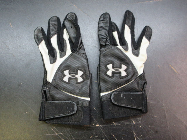 Load image into Gallery viewer, Used Under Armour Batting Gloves - Size Youth Medium

