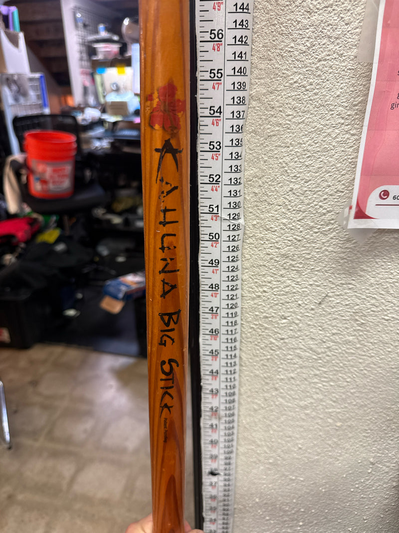 Load image into Gallery viewer, Used Kahuna Big Stick Wood Land Paddle For Longboarding
