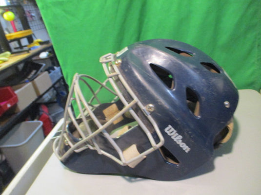 Used Wilson Youth Small/Medium Baseball Catchers Helmet