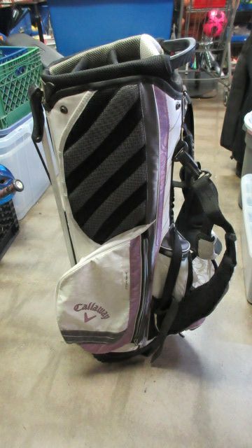 Load image into Gallery viewer, Used Callaway Solaire Golf Stand Bag w Carry Strap - stains and tear in bag
