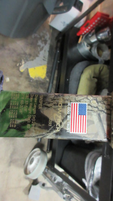 Used Bowtech Sniper Compound Bow 60 draw with Misc Acc Shown In Pictures