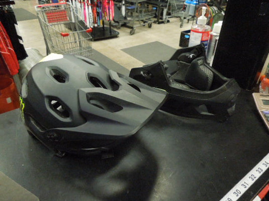 Used Bell Super DH Spherical MIPS Helmet With Tooless Removal Jaw Guard