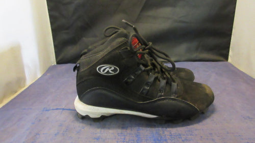 Used Rawlings Full Press Cleats Youth Size 2 - wear