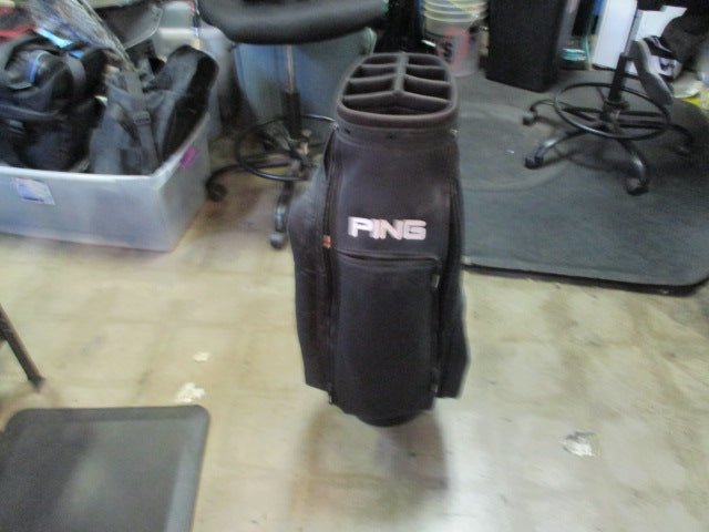 Load image into Gallery viewer, Used Ping Retro Black Cart Golf Bag
