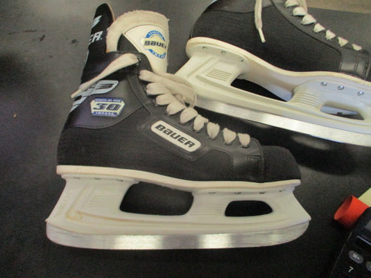 used bauer ice hockey skates size unknow