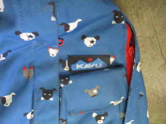 Used KAVU Blue Sling Rope Bag Puppitude Dogs